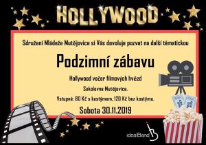 Plakát Podzimní zábava v Mutějovicích