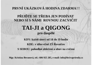 Pozvánka na vičení do Řevničova