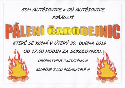 Plakát Čarodejnice 2019