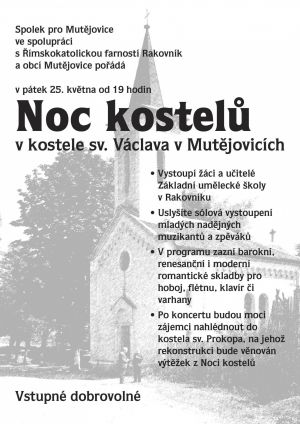 Plakát NOC KOSTELŮ 2018