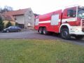 Požár kontejneru v Domoušicích 9.12.2011