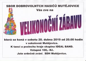 Plakát Velikonoční zábava 2019