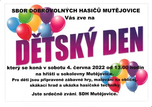 Plakát Dětský den 2022