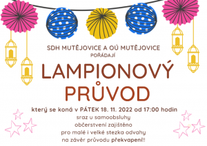Plakát Lampionový průvod.