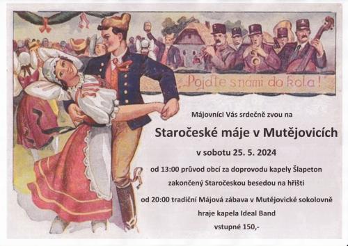 Plakát Staročeské máje 2024