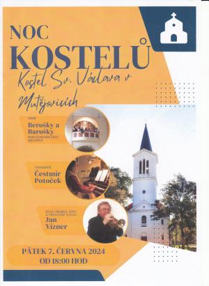 Plakát Noc kostelů 2024