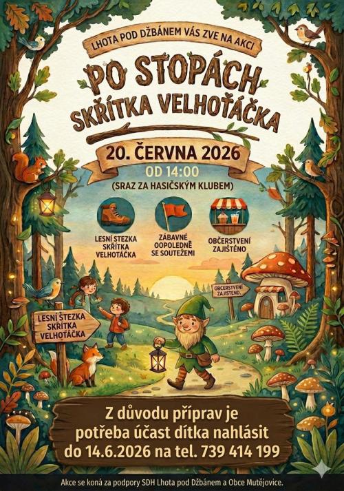 Plakát Po stopách skřítka Velhoťáka
