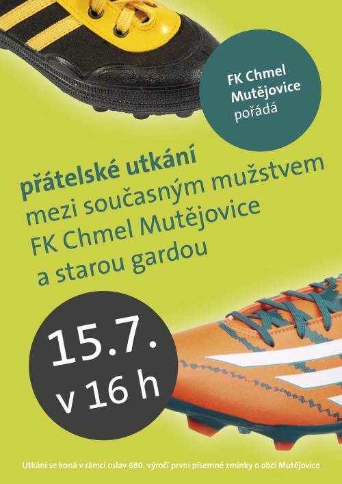 Přátelské utkání FK Chmel Mutějovice - Stará garda FK Chmel Mutějovice