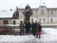 Brigáda SDH na stříhání stromů 15.12.2012