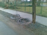 Poškozené elektricé vedení