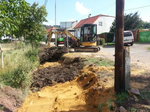 Úprava dešťové kanalizace Lhota