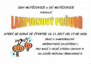 Plakát Lampionový průvod